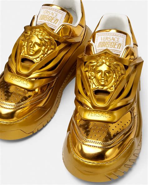 versus versace sneaker oro